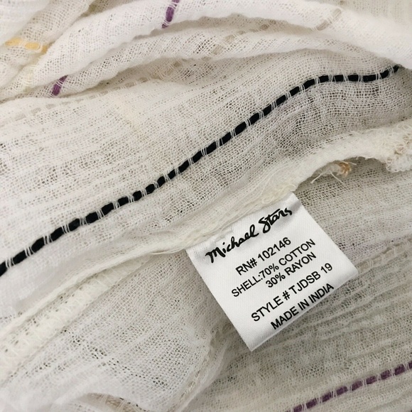 New Michael Stars Long Sleeve Beach Stripe Top - Picture 7 of 7